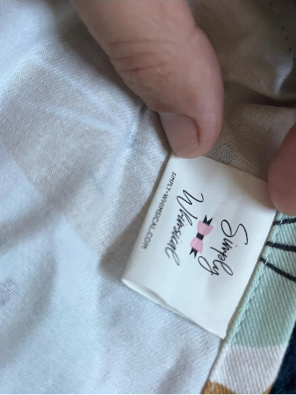 Cute Cat-Print Apron in Multicolor with Polka Dot Trim